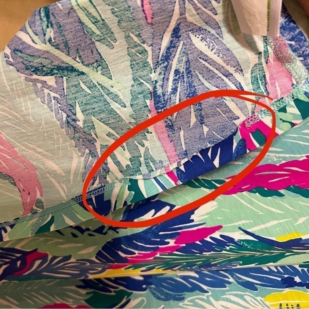 Lilly Pulitzer | Blythe V-Neck Swing Dress Popover Light As A Feather Size XS - Picture 14 of 16